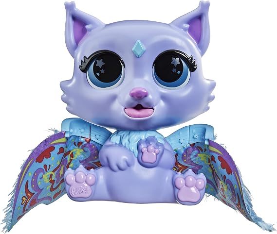 FurReal Flitter The Kitten Color-Change Interactive Feeding Toy, Lights and Sounds, Ages 4 and up