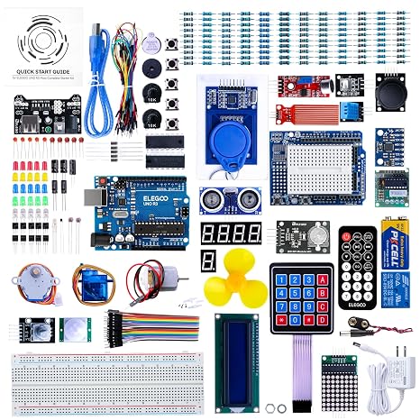 ELEGOO UNO R3 Final Edition Starter Kit for Arduino with UNO Tutorial 63 Items