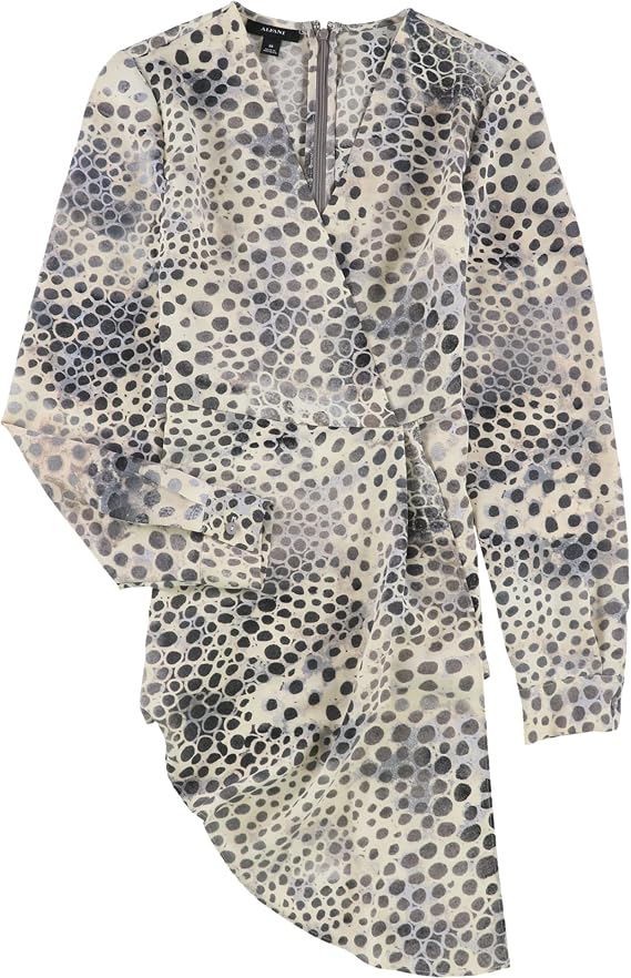 Alfani Womens Animal Print Pullover Blouse