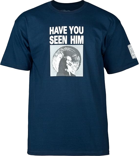 Powell Peralta Animal Chin Have You Seen Him? T-Shirt, Navy, Small