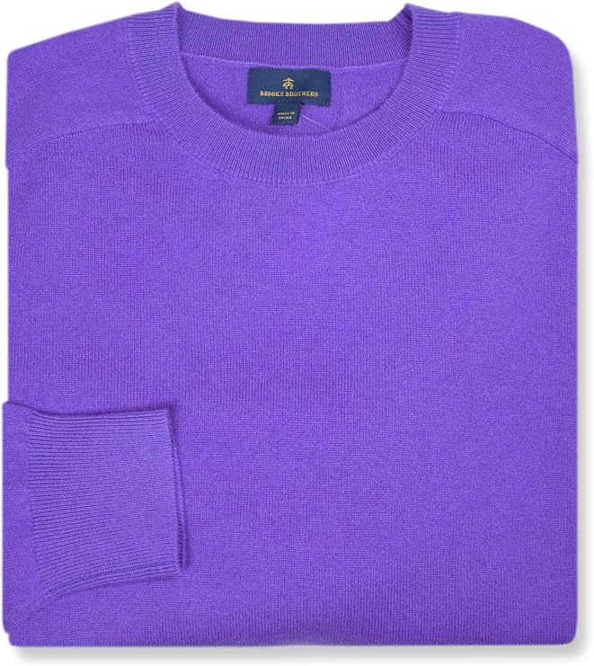 Brooks Brothers Mens Cashmere Wool Blend Mock Neck Sweatshirt Sweater,