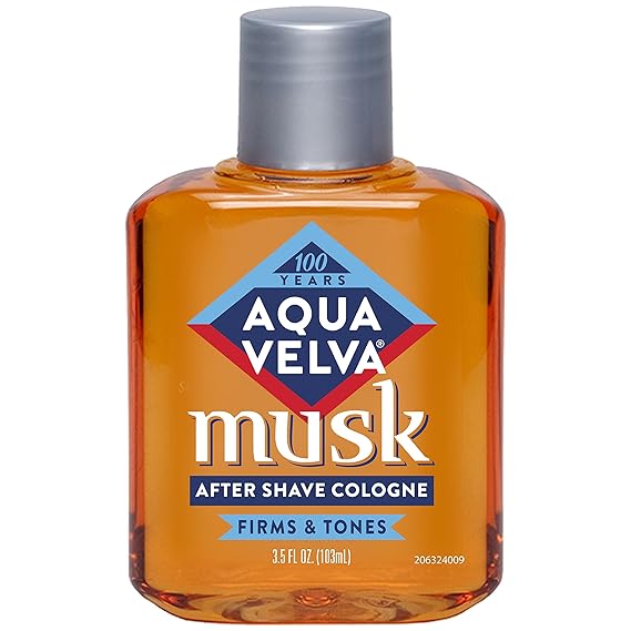 Aqua Velva Musk After Shave for Men, Long Lasting Scent, 3.5 Fl Oz | Modern reinvention with cologne-like scent. Firms and tones masculine skin while keeping you fragrant all day long.