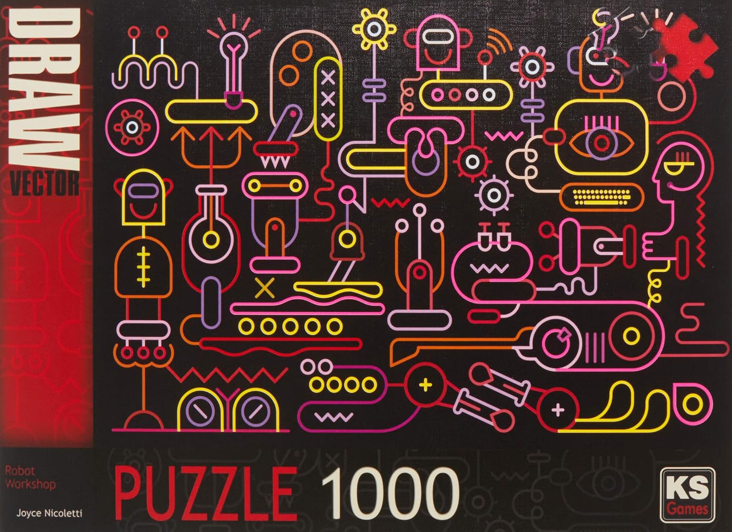 KS Puzzle KS Games Robot Workshop Yetişkin Puzzle