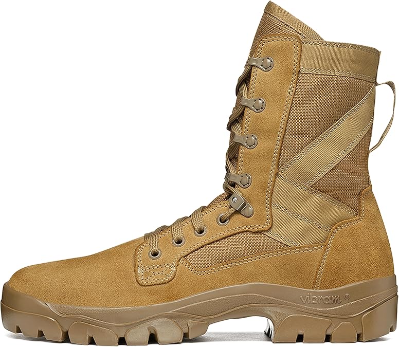 GARMONT TACTICAL T8 Military Combat Boots for Men and Women, Army, Air Force, AR670-1 Compliant Footwear, Suede Leather, Multi-Terrain Shoes