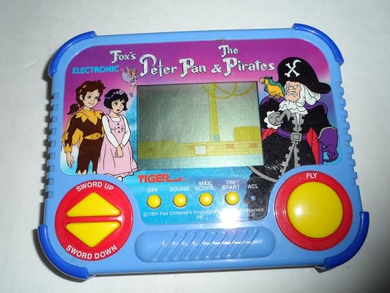 Tiger Electronic Fox's Peter Pan & The Pirates LCD Handheld Game 1991