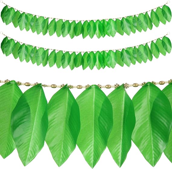 Thiccywoov 2 Pcs Toran Bandanwar Ganesh Chaturthi Diwali Decoration Artificial Mango Green Leaf Door Toran 72 Inch Indian Decorations for Home Pooja Return Gifts Mango Leaves Garland Festival
