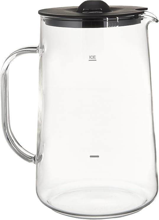 Capresso 6624 Ice Tea Glass Pitcher, 80 oz. 2.5 Qt.