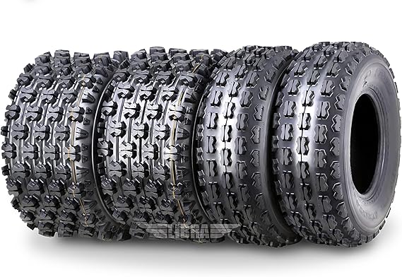 WANDA Sport ATV Tires Set 21x8-9 Front & 22x10-10 Rear /4PR GNCC Race Tires
