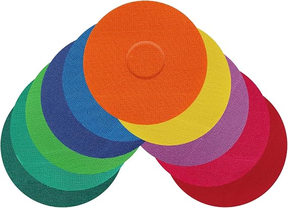50 PCS Waterproof Adhesive Patches for G7 Sensors, G7 Over Patches- Hypoallergenic, Latex-Free, Long-Lasting 10-14 Days (Multicolor)