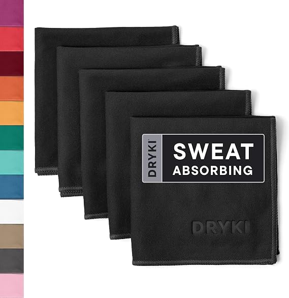 DRYKI Pocket-Sized Sweat Towels - Original Sweat Absorbing Handkerchiefs