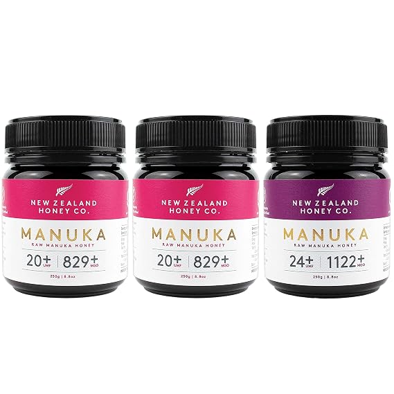 Raw Manuka Honey Special Bundle - New Zealand Honey Co. UMF 20+ / UMF 24+, UMF Certified / 8.8oz