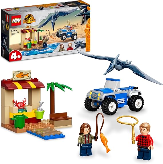 LEGO® Jurassic World™ Pteranodon Tracking Dinosaur Toy Production Set for Children Ages 76943-4 and Over (94 Pieces)