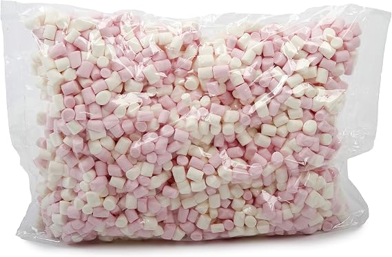 Sephra Halal Mini Marshmallows 1kg - Pink and White Gluten Free Mallows