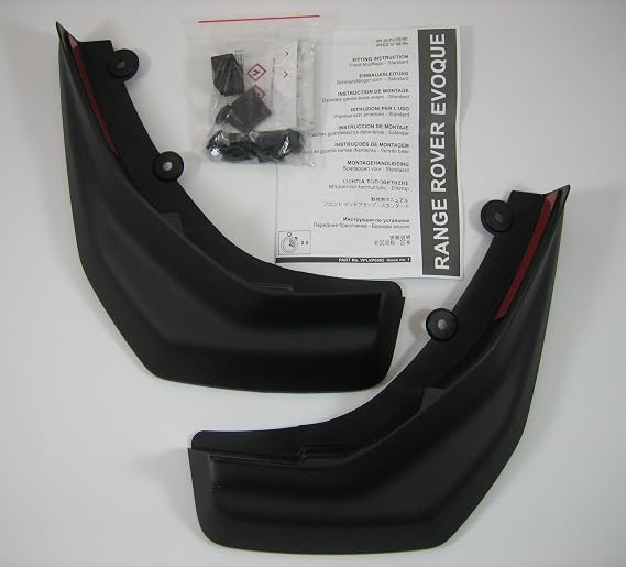Genuine Range Rover Evoque FRONT Mud Flap Kit for PURE and PRESTIGE Models
