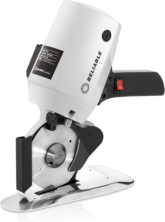 Reliable 4" Fabric & Cloth Cutting Machine, 1" Cutting Capacity, Sharpener