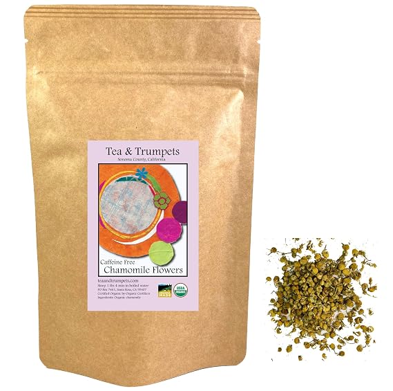 USDA Organic Chamomile Loose Leaf Herbal Tea - 4 oz