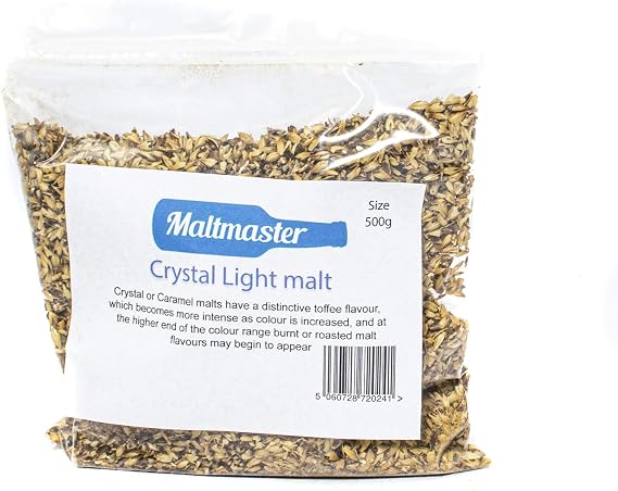 Maltmaster Crushed Crystal Light Malt, 500 g