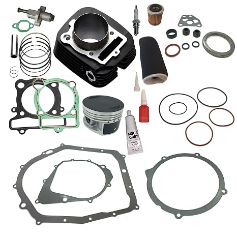 Cylinder Piston Gasket Oil AIR Filter TOP END KIT Set FITS Yamaha Raptor 350 2004 2005 2006 2007 2008 2009 2010 2011