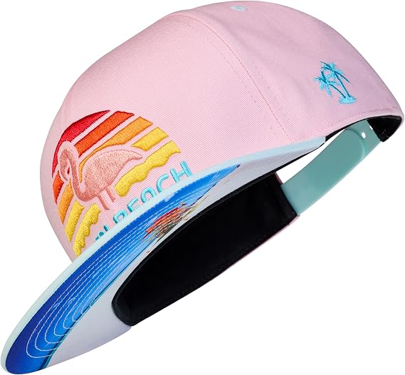 Cadency® Snapback Cap, Baseball hat Flat Brim, Men and Women, Unisex, Adjustable Size