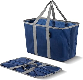 CleverMade EcoBasket Collapsible Tote Basket Reusable Grocery Tote