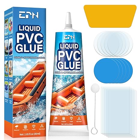 EPN Air Mattress Repair Kit, Paddling Pool Repair Kit Waterproof 80 ML