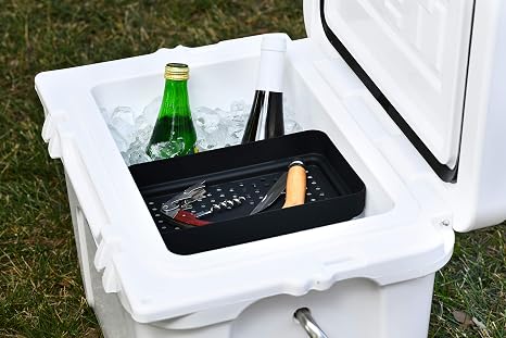 Dry Goods Tray & Storage Basket Compatible with The Yeti Roadie 20 Coolers - Specifically Designed by Beast Cooler Accessories to Be Compatible with The Yeti Roadie 20 Cooler