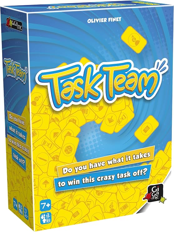 GIGAMIC Task Team - Compete in a Crazy Task-Off | Party Game for Adults and Families | Ages 7+ | 3 to 18 Players | Start Playing in 60 Seconds!
