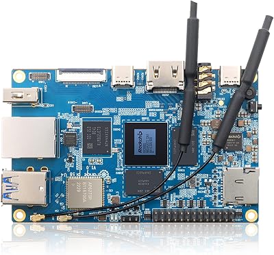 Orange Pi 5B RK3588S Single Board Computer with 4GB Ram 32GB EMMC WiFi-BT 8-core 64-bit Processor Board Run Debian Ubuntu Android