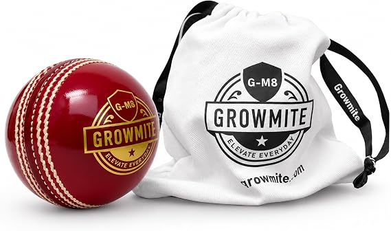 Leather Cricket Balls, 4-Piece Hand-Stitched, Practice & Training