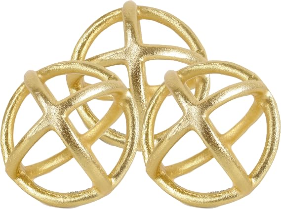 CLEENTABLE Decorative Orb, Gold