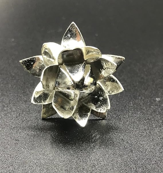 Lotus Flower Offering in Pure 925 Silver / Lotus Flower in Silver for Puja Offering Hindu God Religion Pooja Item