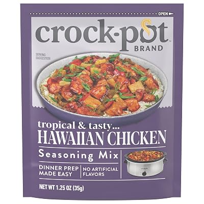 Crock-Pot Hawiian Chicken Seasoning Mix, 1.25 Ounce Pack of 12