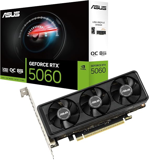 ASUS GeForce RTX 5060 LP BRK 8GB GDDR7 OC Edition Video Card RTX5060-O8G-LP-BRK Domestic Authorized Distributor Product