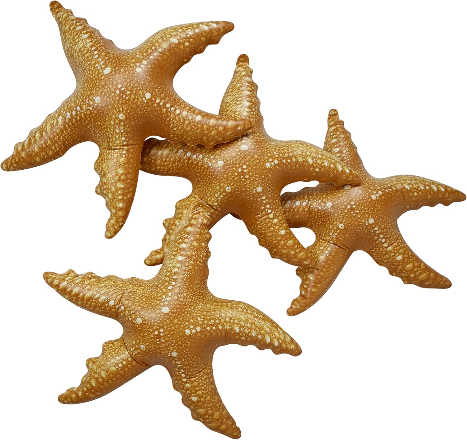 Jet Creations Inflatable Aquatic Animal 4pc Pack: Shark, Dolphin, Goldfish, Starfish, Crab, Penguin. 20 inch Long. Pool Toys, Photo Prop, Theme Party Centerpiece, VBS, Gifts for Kids 3 Year and up