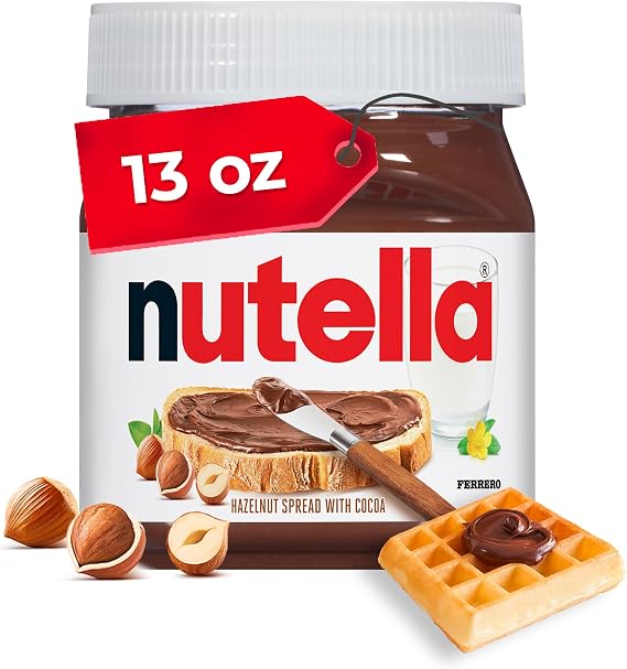 Nutella Chocolate Hazelnut Spread Bread 13oz Parallel Import Ship from USA