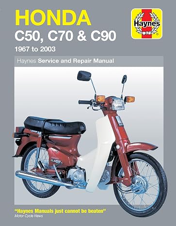 Honda C50, C70 & C90: 1967 to 2003 (Haynes Service & Repair Manual)