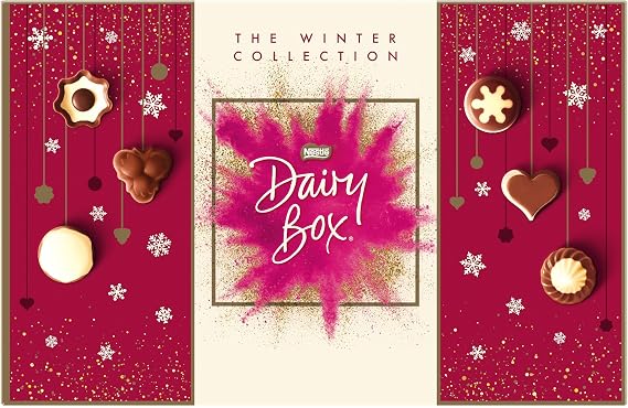 Dairy Box Winter Collection Milk Chocolate Box 385g | Assorted Festive Christmas Treat | Seasonal Assortment