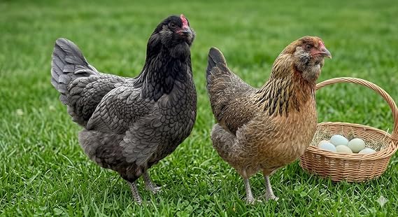 6 Barnyard Mix Chicken Hatching Eggs By Fox Peak Outdoor Supply LLC. (Over 20+ Breeds of Chickens)