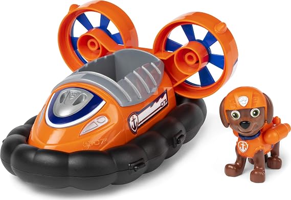Paw Patrol, Zumas Hovercraft Vehicle with Collectible Figure, for Kids Aged 3 and Up
