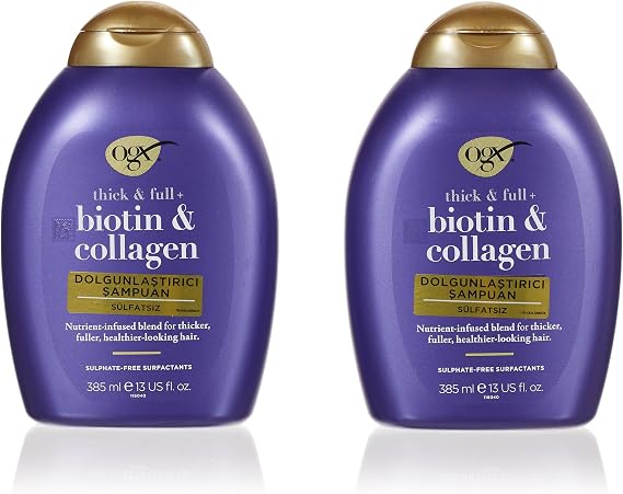 OGX Biotin Kolajen Sülfatsız Şampuan 385 ml x2