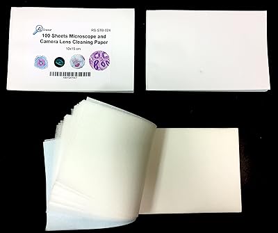 Rs Science 300 Sheets Ultrasoft Microscope and Camera Lens Cleaning Paper - 3-Pack of 100-sheet booklets
