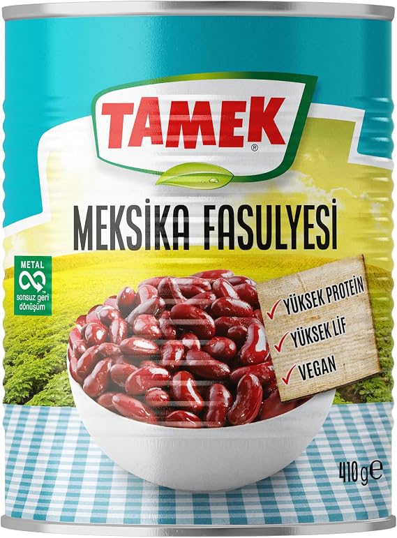 TAMEK HAŞLANMIŞ MEKSİKA FASULYESİ 410 g