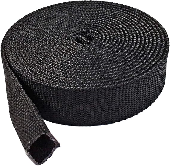 Electriduct 1/2" Nylon Protective Hose Sleeve - 10 Feet - Black