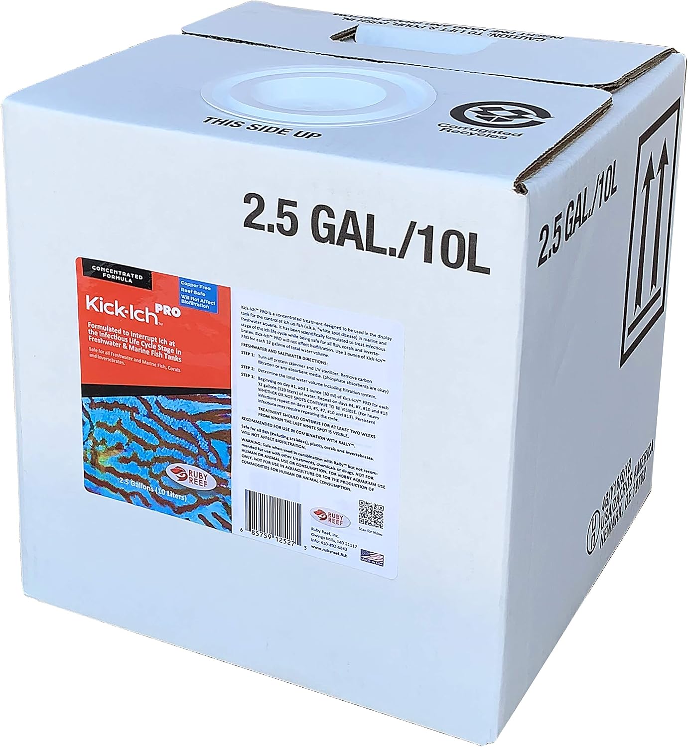 Ruby Reef Kick-ICH PRO 2.5 Gallon Cube