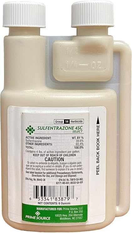 Sulfentrazone 4SC Herbicide (Dismiss) (6 Ounces)