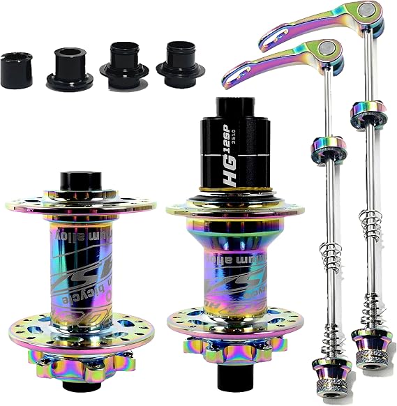 BestParts Mountain Bike Hub MTB Hub Quick Release 32 Hole 6 Bolt Disc Brake,Compatible with Shimano 8-11 Speed and Sram 8-10 Speed,5x100mm+5x135mm,HG Hub