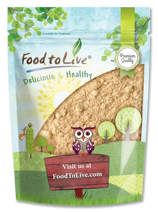Food to Live Sacha Inchi Powder, 2 Pounds High Protein, Omega-3 and Antioxidants, Superfood for Smoothies and Baking, No Sugar Added, Raw, Vegan, Kosher, Bulk