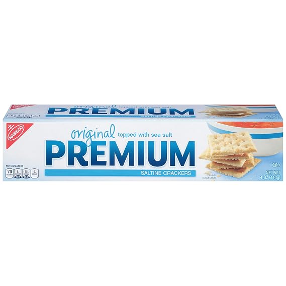 Premium Original Saltine Crackers, 1 pack (4oz)