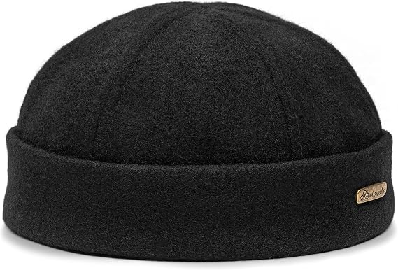 Sterkowski Docker | 100% Wool Beanie for Men and Women | Warm Handmade Dock Worker Hat