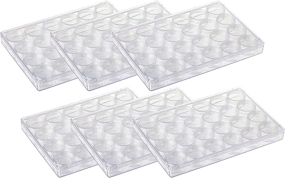 Bead Landing 9.5" Bead Storage Case with Jars, 6 Pack